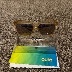 Quay Australia Gold Sunglasses